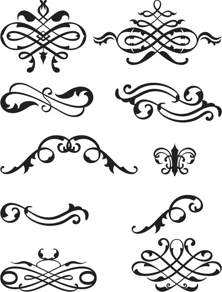 Victorian set — Stock Vector