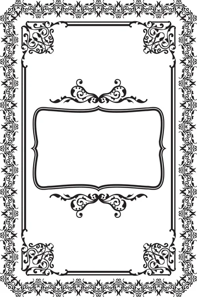 Baroque frame — Stock Vector