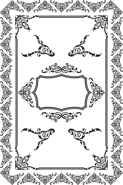 Cadre rococo — Image vectorielle