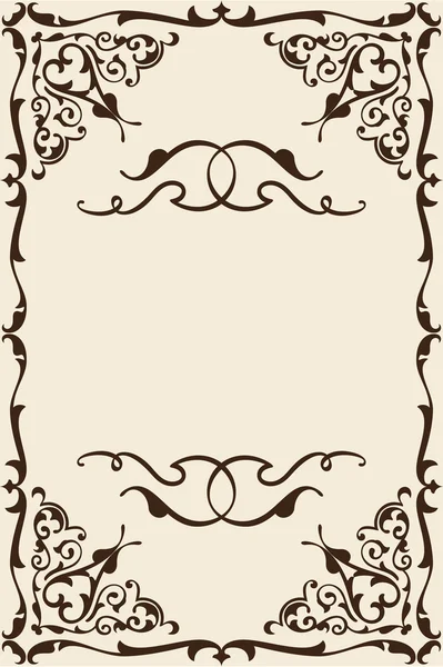 Ornate nice page — Stock Vector