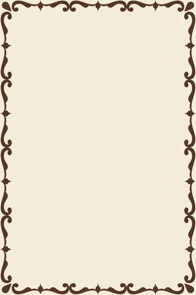 Victorian old frame — Stock Vector