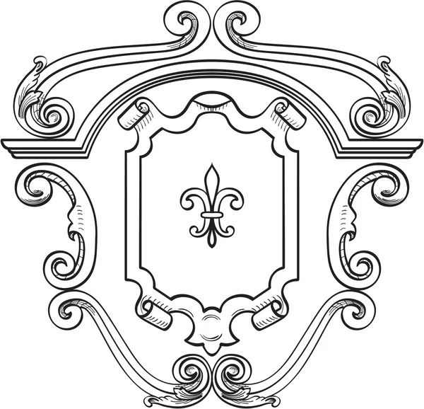 Escudo de armas — Archivo Imágenes Vectoriales