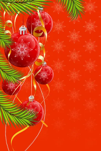 Weihnachtlicher Hintergrund — Stockvektor