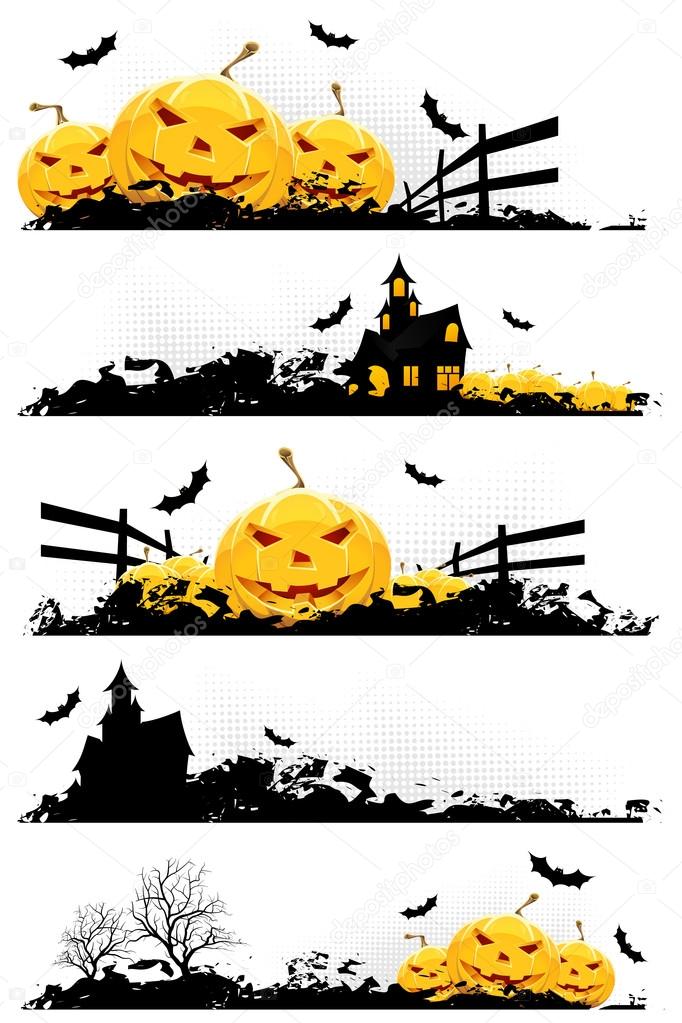 Grunge Halloween Banner