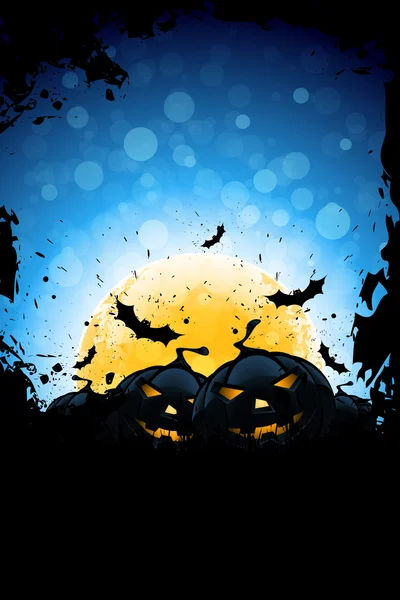 Grunge Halloween Party Background — Stock Vector