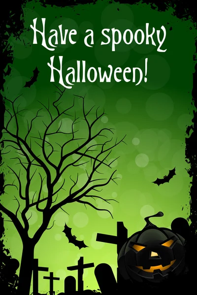Tenha um Halloween assustador — Vetor de Stock