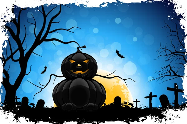 Grungy halloween achtergrond — Stockvector