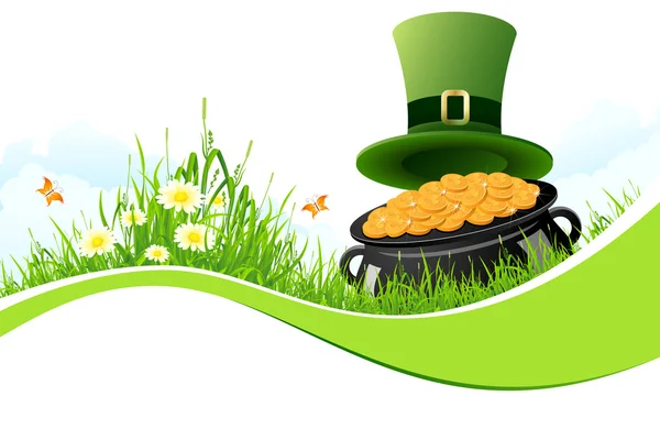 St. Patricks Day Background — Stock Vector