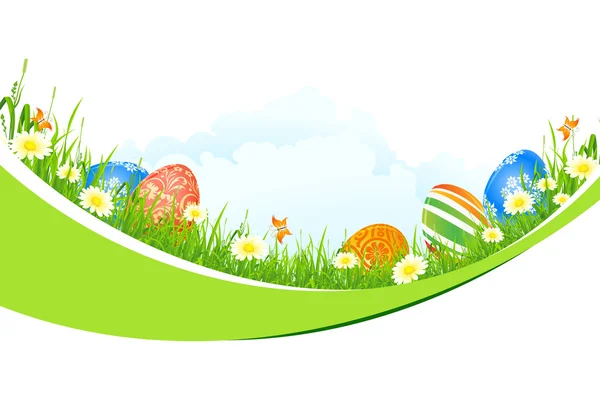Piękne tło wakacje Wielkanoc — Wektor stockowy