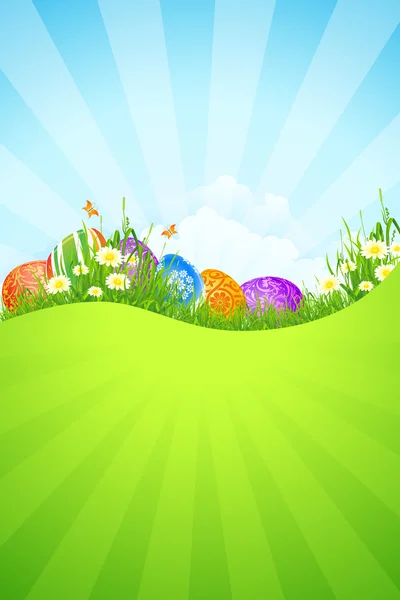 Beautiful Easter Holiday Background — Stock Vector