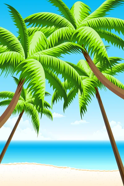 Summer Vacation Background — Stock Vector