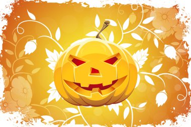 Balkabağı ile Cadılar Bayramı arkaplanı