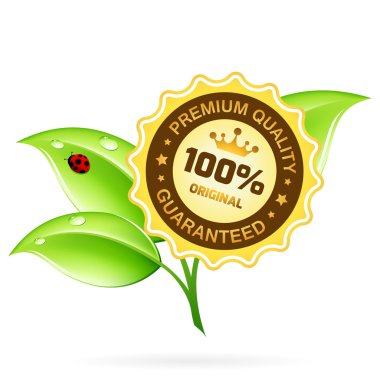 Premium Kalite etiket yaprakları ile