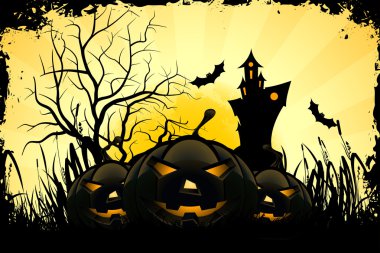 Grunge Cadılar Bayramı partisi arka plan