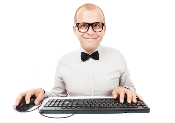 Geek del computer — Foto Stock