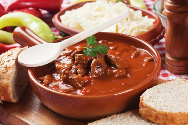 Eintopf oder Gulasch — Stockfoto