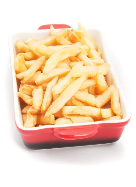 Pommes frites i en skål — Stockfoto