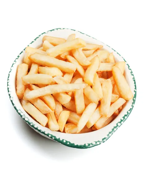 Pommes frites i en skål — Stockfoto