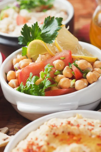 Kikkererwten salade — Stockfoto