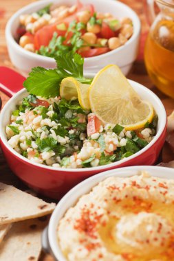 Tabbouleh, bulgur buğday salatası