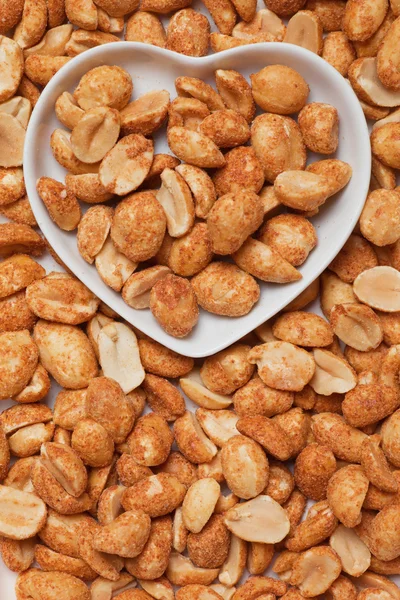 Amendoins torrados secos — Fotografia de Stock