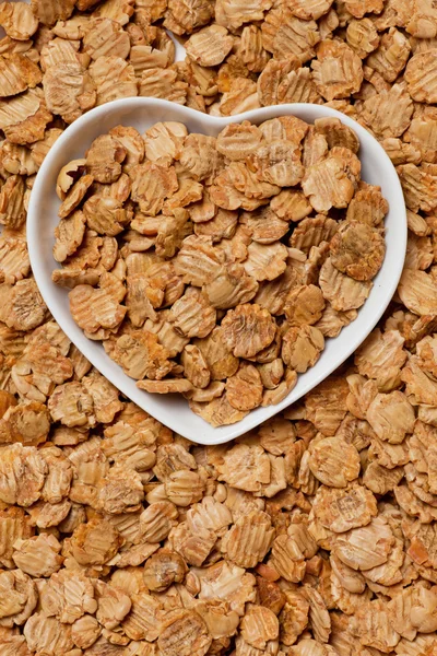 Soy flakes muesli — Stock Photo, Image