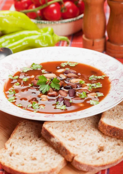 Kidney bean soup — Stock Photo, Image