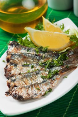 ızgara sardalya balığı