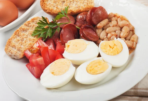 Hard boiled eggs — Stock Photo, Image