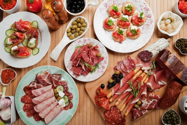 Antipasto food — Stock Photo, Image