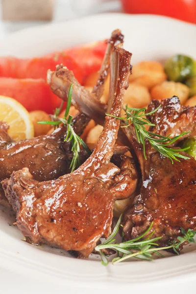 Lammkoteletts gebraten — Stockfoto