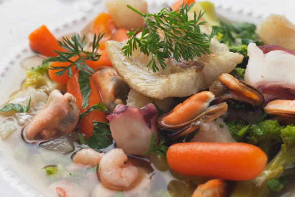 Zuppa di pesce — Foto Stock