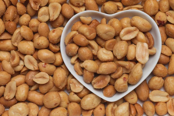 Amendoins torrados salgados — Fotografia de Stock