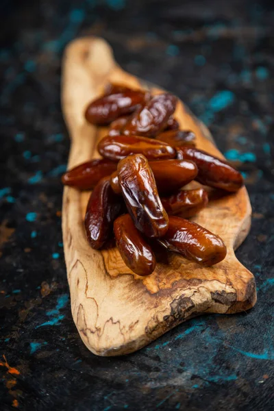 Fresh Sweet Date Fruits Popular Arabian Middle Eastern Food — Zdjęcie stockowe