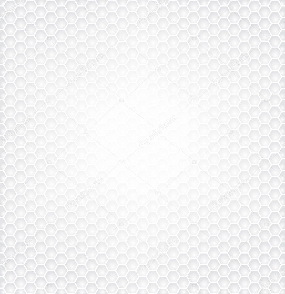 Hexagon White Background