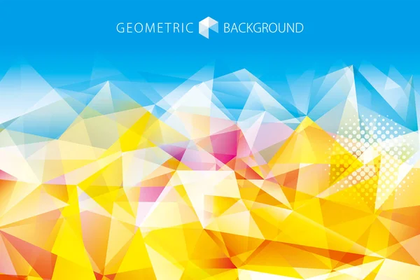 Abstract Polygonal Crystal Background Design Vector Graphics