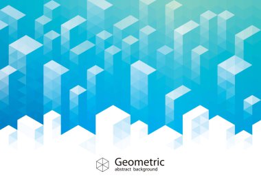 Kentsel mimarinin geometrik modern deseni soyut arkaplan.