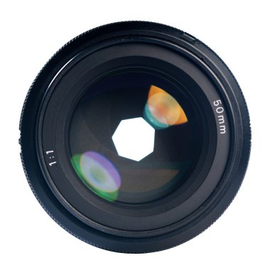 Professional photo lens clipart
