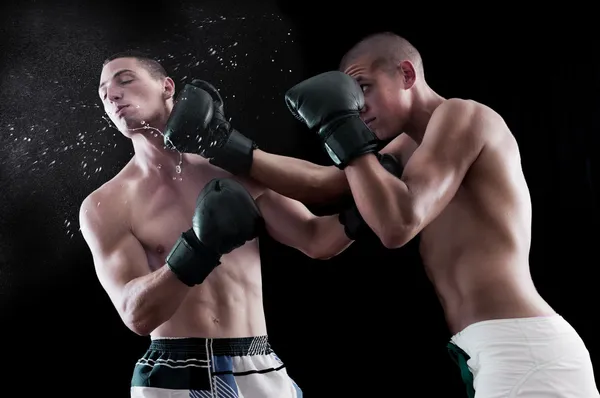 Two man boxing — Stock Photo, Image