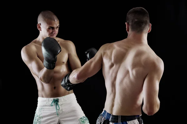 ボクシングの二人 — ストック写真