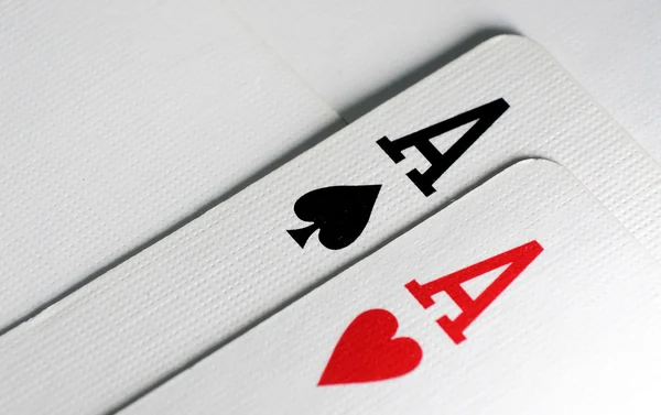 Two aces — Stock Photo, Image