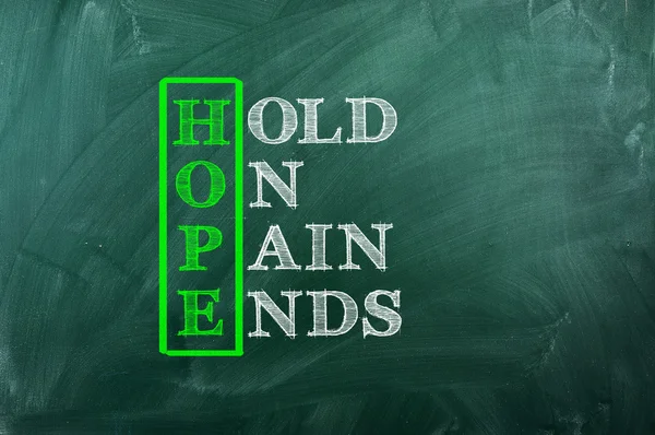 Hope pain — Stock Photo, Image