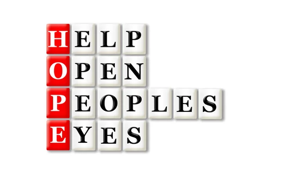 Hope eyes — Stock Photo, Image