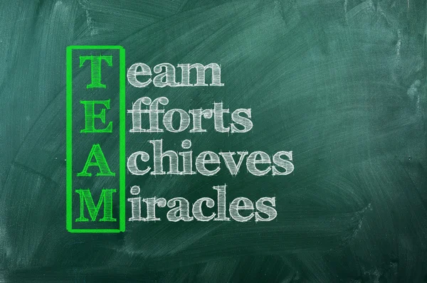 Team miracle — Stock Photo, Image