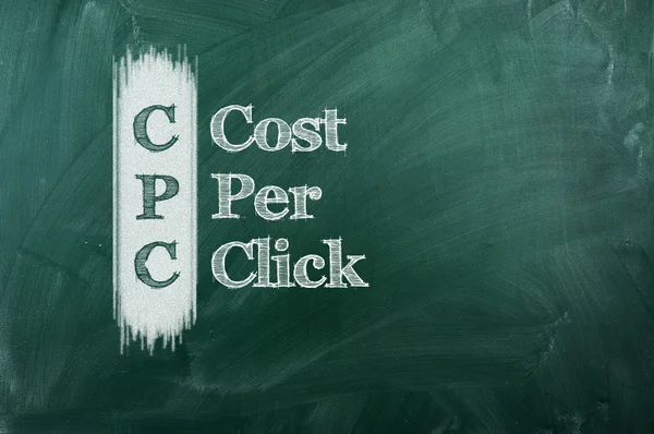 Cpc Kosten pro Klick — Stockfoto