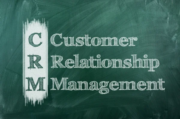 Gestión de relaciones con el cliente Crm — Foto de Stock