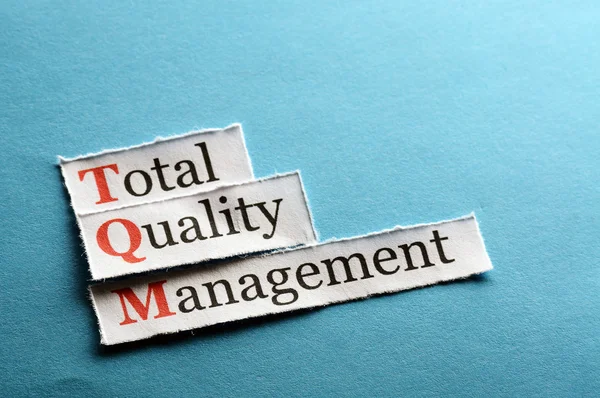 Tqm abbreviation — Stock Photo, Image