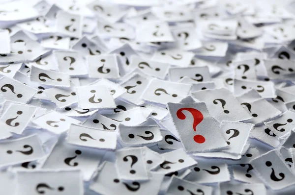 Question marks — Stock Photo, Image