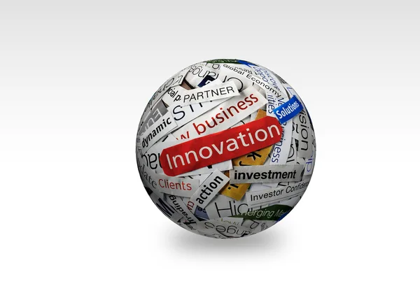 Innovazione aziendale 3d — Foto Stock