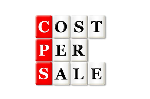 Cost per sale — Stock Photo, Image